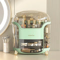 New Arrival Waterproof Fashion Big Capacity Cosmetic Organizer Storage Box Plastic Desktop Makeup Jewelry Skincare Organizer