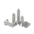 Machine Production Flat Cross Countersunk Head Screws Self Tapping Screw