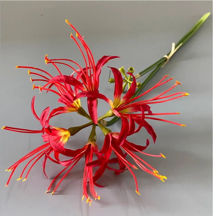 Wholesale Artificial Silk Spider Lily Flower-Natural Touch Beautiful Colorful for Valentine's Day Easter Father's Day Day