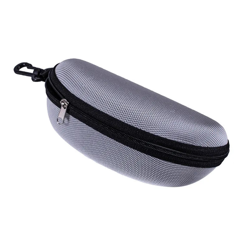 Dachuan Large Black EVA Zipper Sunglasses Case Portable Eyeglasses Accessories Box with Hook Holder Hard Case Cheap Storage Bag
