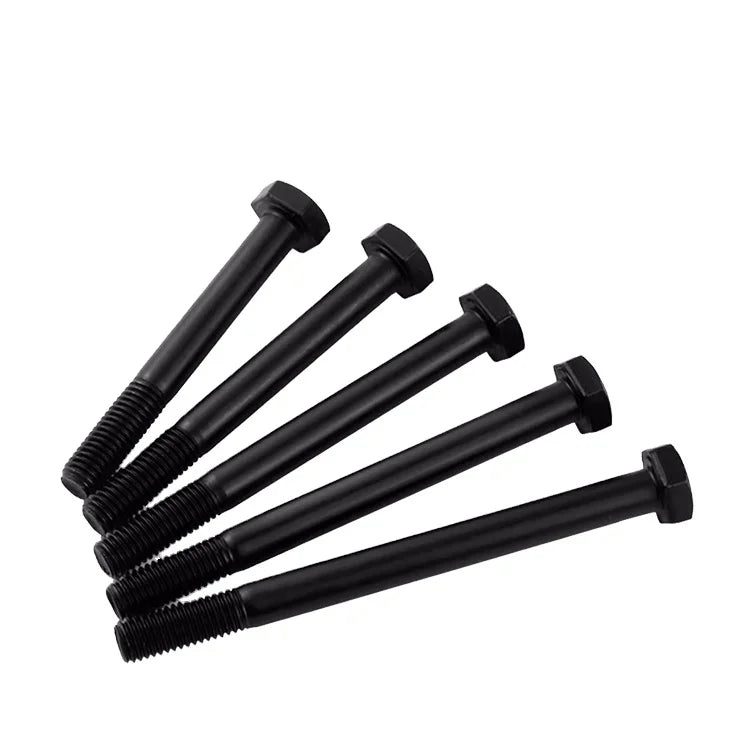 Wholesale Grade 12.9 High Strength Black Alloy Steel Half Thread External Hexagon Head Screw Bolt Sizes M6 M8 Metric System