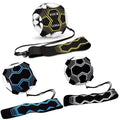 Solo Soccer Kick Practice Training Equipment Aid Throw Trainer Adjustable Waist Belt Soccer Return Trainer Net for Kids Adults