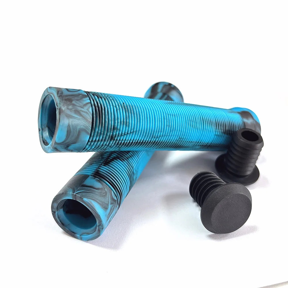 22.2mm Black Blue Clear Skateboard Tape Over License Plate Custom Bmx Grips Mountain Bike Grips Pro Stunt Scooter Grips MegaBDM