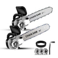 12 Inch Electric Saw Bracket Set Suit M10 M14 M16 Brushless Angle Grinder Converted to Handheld Woodwork Chainsaw  Ada