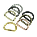 Wholesale D Ring Metal Wire Adjustable Connector Custom Sizes Colors Handbag Slide Metal D Buckles for Bags