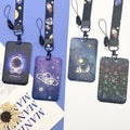 ABS Custom Photo Acrylic Business Carabiner Badge Holder PLASTIC ID PVC Card Holder  with Polyester  Lanyard Plastic Key Chains