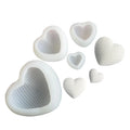 BPA Free Valentine's Day Epoxy Resin 3D Heart Shape DIY Casting Art Craft Soft Candle Mold Silicone Heart Soap Candle Molds