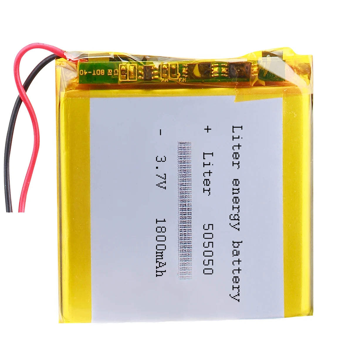 3.7V Lithium Polymer Battery 505050 1800MAH Tachograph Sound Card Wireless Rechargeable Li-ion Cell