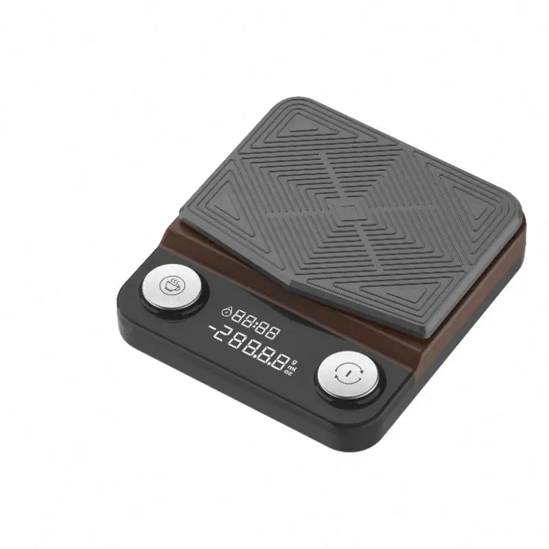 High Precision Electric 3kg 0.1g USB Rechargeable ABS Plastic CE Certified Coffee Brewing Scale Double Screen LED Digital