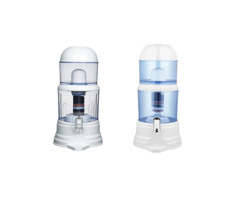 0.1 Micron 6 Stage Activated Carbon Manual Portable Household Water Filter with Plastic Outdoor Use and High Efficiency