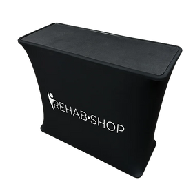 Aluminum Tension Fabric Pop up Exhibition Advertising Booth Counter Roll up Folding Luxury Promotion Trade Show Table