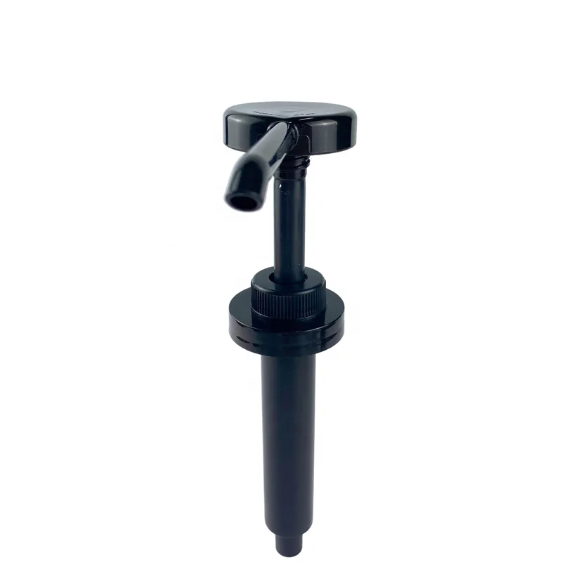 Industrial Plastic Non Spill Pump Dispenser for Liquid Sugar Syrup and Jam Bottles