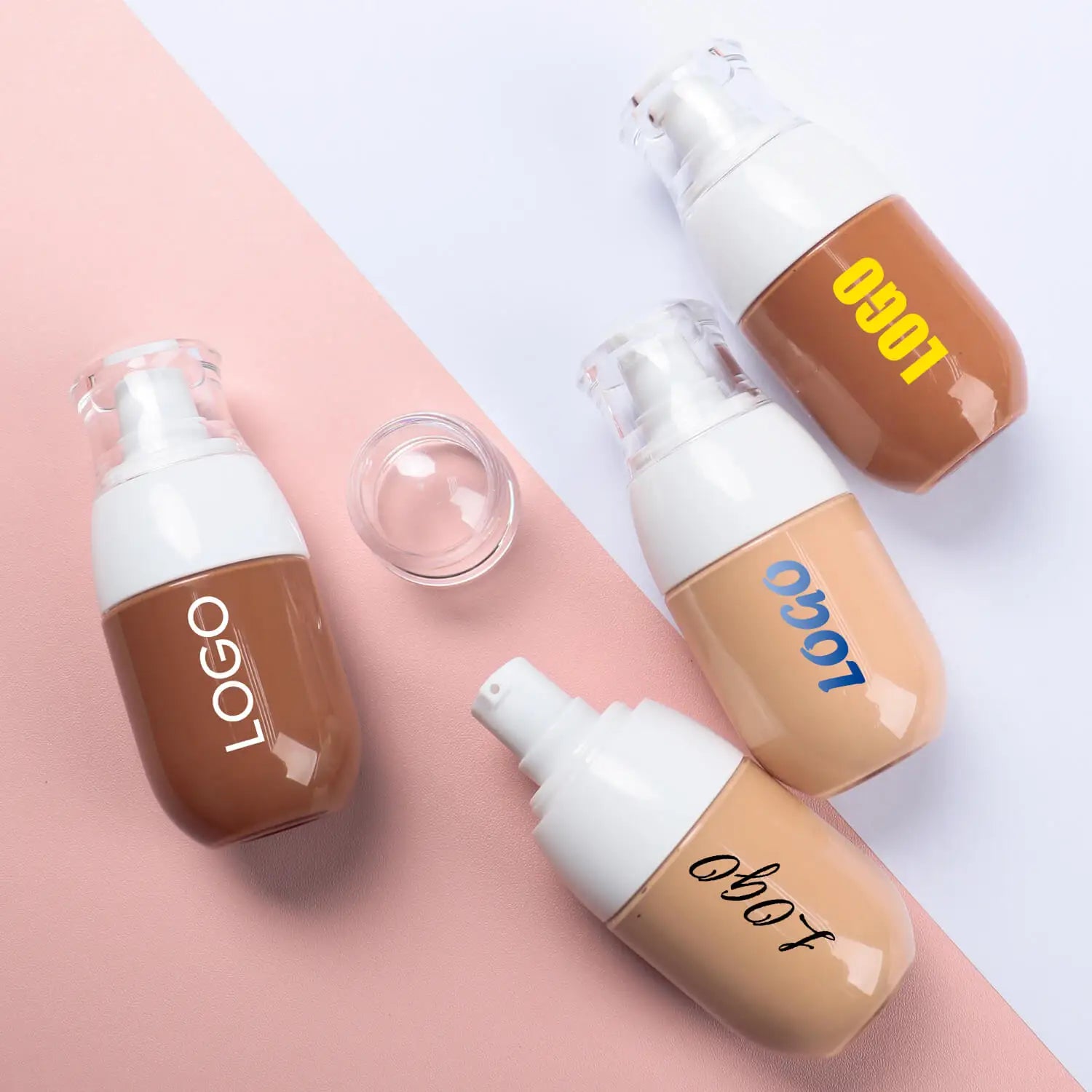 25 Colors Full Coverage Foundation Low Moq Custom Logo Fast Delivery  Makeup Foundation