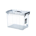 Various Sizes Lockable Transparent Plastic Box Organizer Storage with Lid