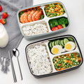 Multi Layer Compartment Modern Mini Tin Bento Metal Sandwich with Handle Multifunctional Lunch Box MegaBDM