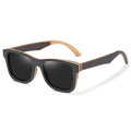 Natural Handmade UV400 Polarized Mirror Coating Lenses Eyewear Customized Engraved Logo Recycled Skateboard Wooden Sunglasses