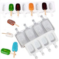 OEM Cake Decorating Supplies 3D DIY Silicone 4 Cavity Mousse Pastry Cream Mould With Stick