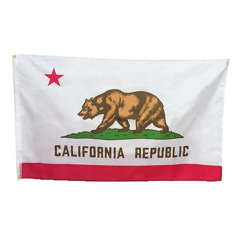 Country Promotional Custom Sublimation Reversible Promotions Marker California Flag Libya Flag Hood Flag