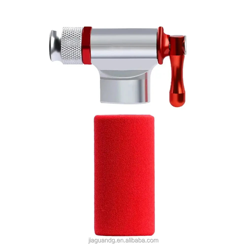 Convenient Portable Mini CO2 High Pressure 130-160PSI Bicycle Pump Schrader/Presta Valves Cyclist-Friendly On-The-Go Inflator