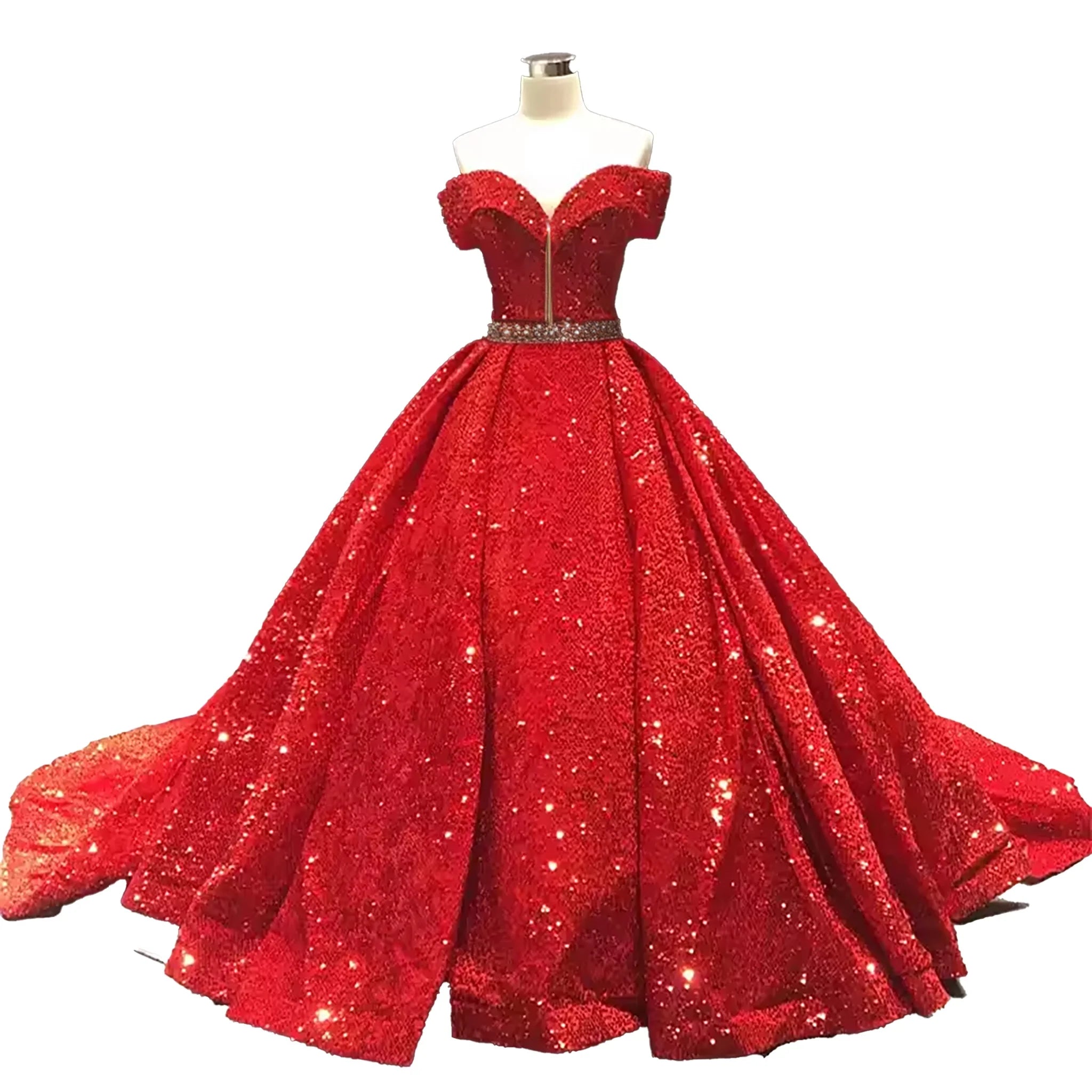 Luxury Bohemian Ball Gown Wedding Dress for Women Elegant Adult Size with Anti-Static Ruffles Decoration