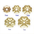 Best Quality 14k Gold Filled Flower Bead Caps for Jewelry Diy Making Different Size for Choice