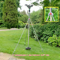 Titans Garden Sprinkler Adjustable 360 Rotation Lawn Sprinkler with Large Area Coverage for Plant Irrigation