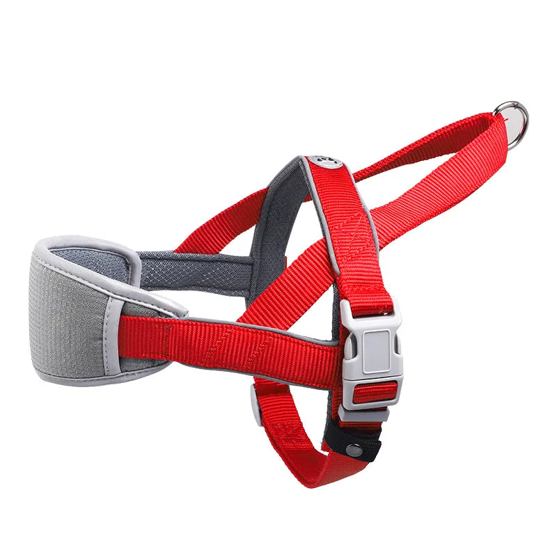 Luxury High Quality Reflective Nylon Padded Large Pet Dog Harness