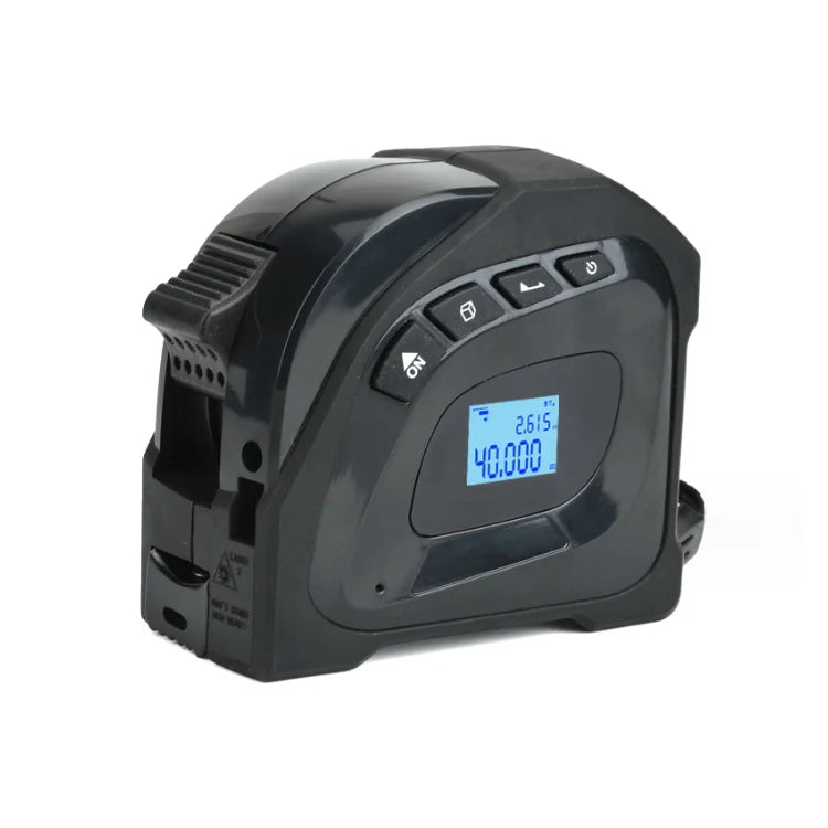 2 in 1 Lcd Display Laser Tape Measure 40m Rechargeable Measurement Tool 5m Laser Measuring Tape Distance Meter