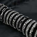 DAIHE Customizable Stainless Steel Bracelet Friendship Hip Hop Punk Trend Bracelet