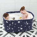 Wholesale Indoor Freestanding Portable Bathroom Folding Bathtub Bath Tub Box Package Plastic Tub Pop up Plastic PVC for Adults