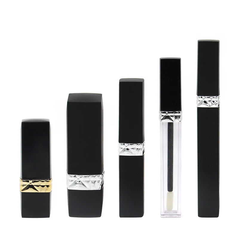 Wholesale Stock square Plastic Empty Lipstick Tube Mascara Tube Container Cosmetic Packaging