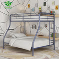 Durable Metal Loft Bed Minimalist Dormitory Bunkbed Frame for School Bedroom Apartment Hotel Also Suitable for Hospital Use