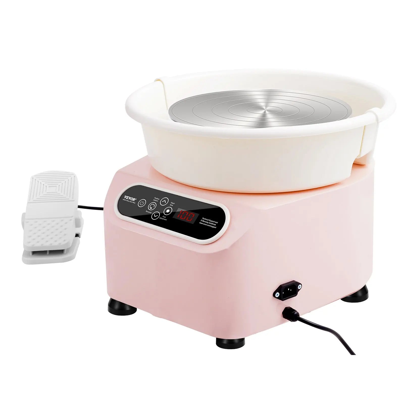 Pottery Wheel Machine 25cm Pottery Wheel Pottery Machine for Ceramic Work Ceramics Clay