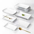 Hot Sale Eco-Friendly High Food Grade Rectangle Melamine Dinner Plate White/Black Bead Dishwasher Safe Cheese Board Serving