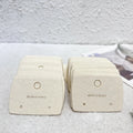 Eco Friendly Custom Die Cut Earring Cards Private Label Holder Backing Jewelry Display Cards