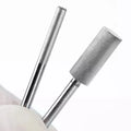 2.3mm Tungsten Carbide Nail Buffer Bit Natural 3/32'' Manicure Tool for Nail Polish Drill Bits