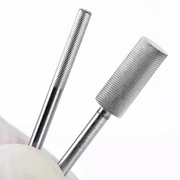 2.3mm Tungsten Carbide Nail Buffer Bit Natural 3/32'' Manicure Tool for Nail Polish Drill Bits