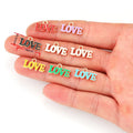 8 Colors Enamel New L0VE Charms Congratulation Pendants for DIY Jewelry Making Party Gifts Supplies Accessories 18*9mm W378