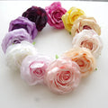 Factory Direct Sales DIY Artificial Silk Rose Flower Head Wedding Decoration Fabric Kenya Rose Flowers