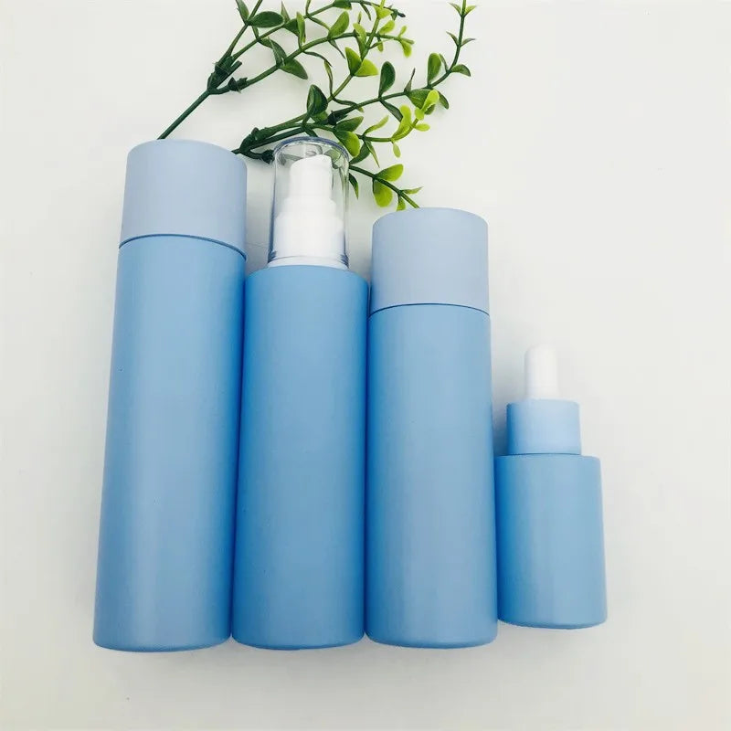 Skincare Bottle Packaging 30ml 60ml 80ml 100ml 120ml Serum Pump Spray Glass Bottles