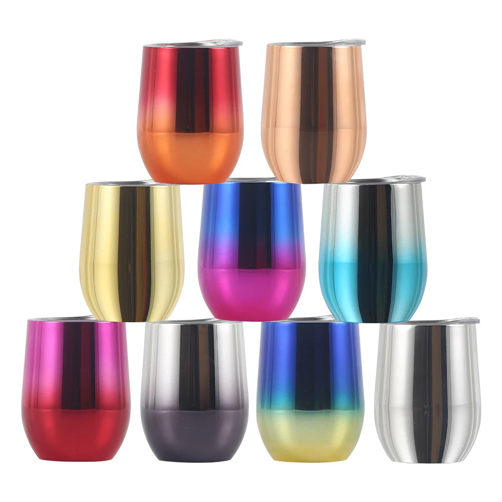 AI-MICH Custom Egg Eggshell Coffee Cups Double-Layer Vacuum Belly Water Cup U-Shaped Stainless Steel Coffee Cups