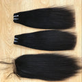 Wholesale 10A Grade Virgin Yaki Remy Hair Cuticle Aligned Tangle Free No Shedding Light Yaki Black 1-Piece Bundles