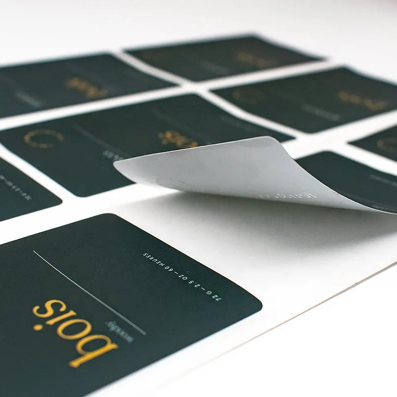 OEM Printing Luxury Waterproof Vinyl Stickers Die Cut Design Custom Labels for Hair Products