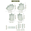 Cute Cartoon Unicorn Cookie Molds Cartoon 3d Three-dimensional Icing Cookies Diy Fondant Baking Baking Tools