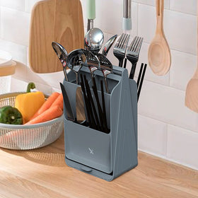 New Design Cutlery Tray for Flatware and Storage Adjustable Flatware Standing and Drawer Kitchen Utensil Organizer
