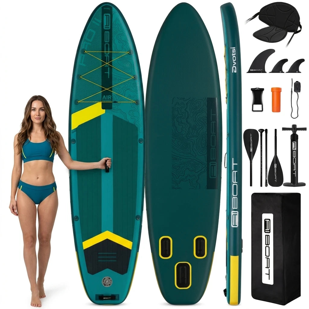 EU Warehouse Water Sports sup Board 11'x34"x6'' Hot Welding Seam Stand up Paddle Board Inflatable sup Board for All Skill Levels