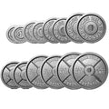 Factory Wholesale 5 10 25 35 45 Lb Metal Weight Plate Gym Cast Iron Barbell Plates Steel Cast Iron Plate