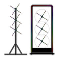 Custom Splicing 1x3 65cm HD Led Fan Hologram Equipment 3D Hologram Projector Hologram Projector Advertising Display Fan