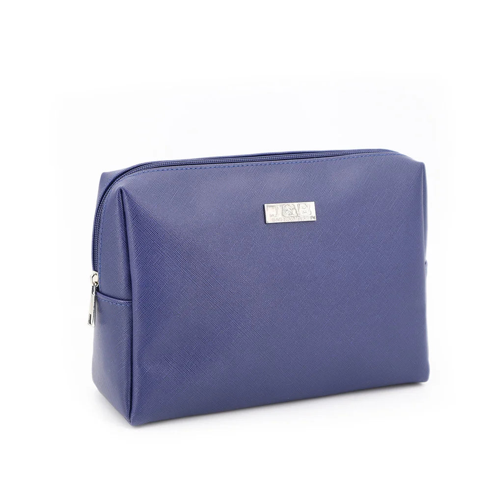 Factory Custom Fashion PU Men Toiletry Bag Cosmetic Bag with Logo Vegan Leather Travel Pouch for Man Wash Bag Eco