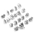 Antique Color Zinc Alloy Bead DIY Big Hole Metal Connector Beads Fits Charm Bracelets Necklaces Pendants Making R224